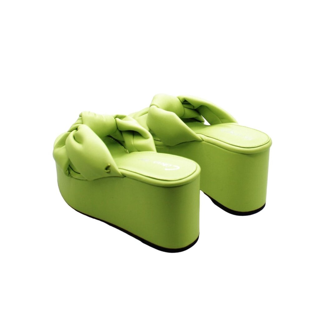 Circus by Sam Edelman Green Wedge Sandals - Picture 7 of 8